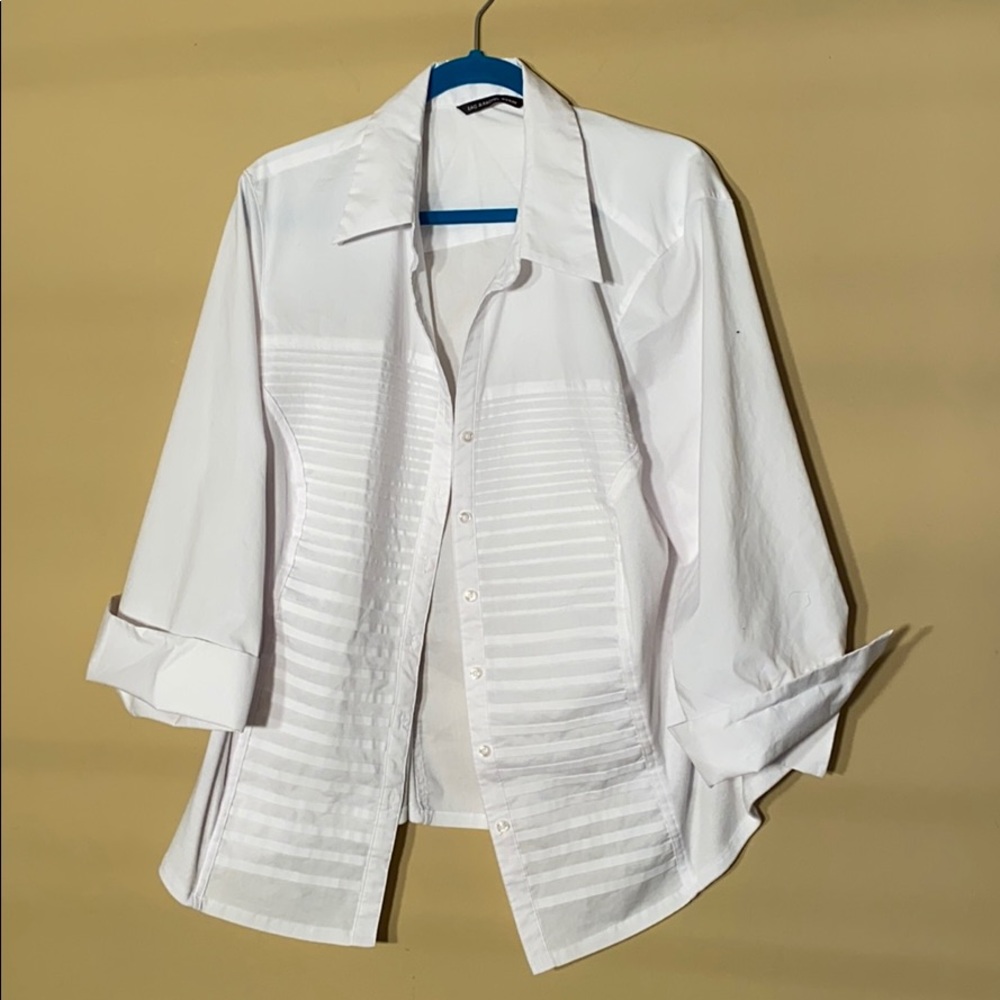 Zac and Rachel White Blouse